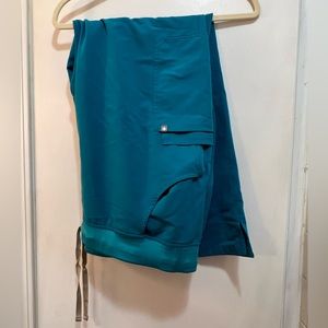 FIGS Teal Kade Cargo Pant